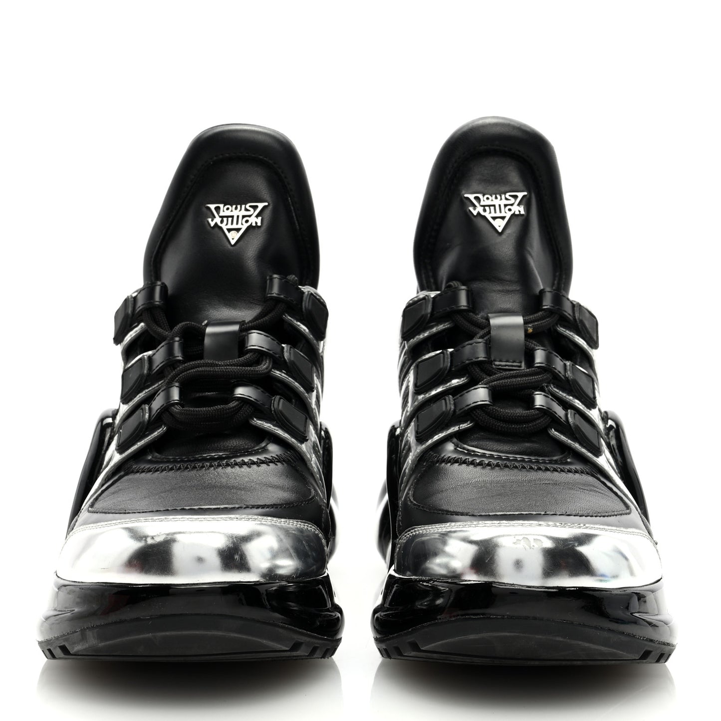 Patent LV Archlight Sneakers 37.5 Black Silver