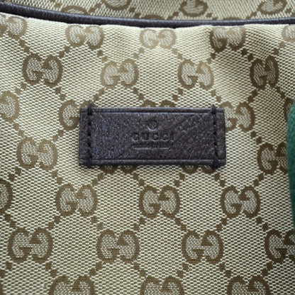 Gucci GG Monogram Web Large Collapsible Carry On Duffle Beige Brown 1 of 2