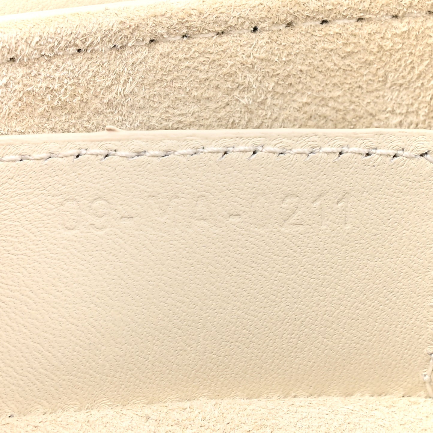 Ultra Matte Calfskin Saddle Bag Off White