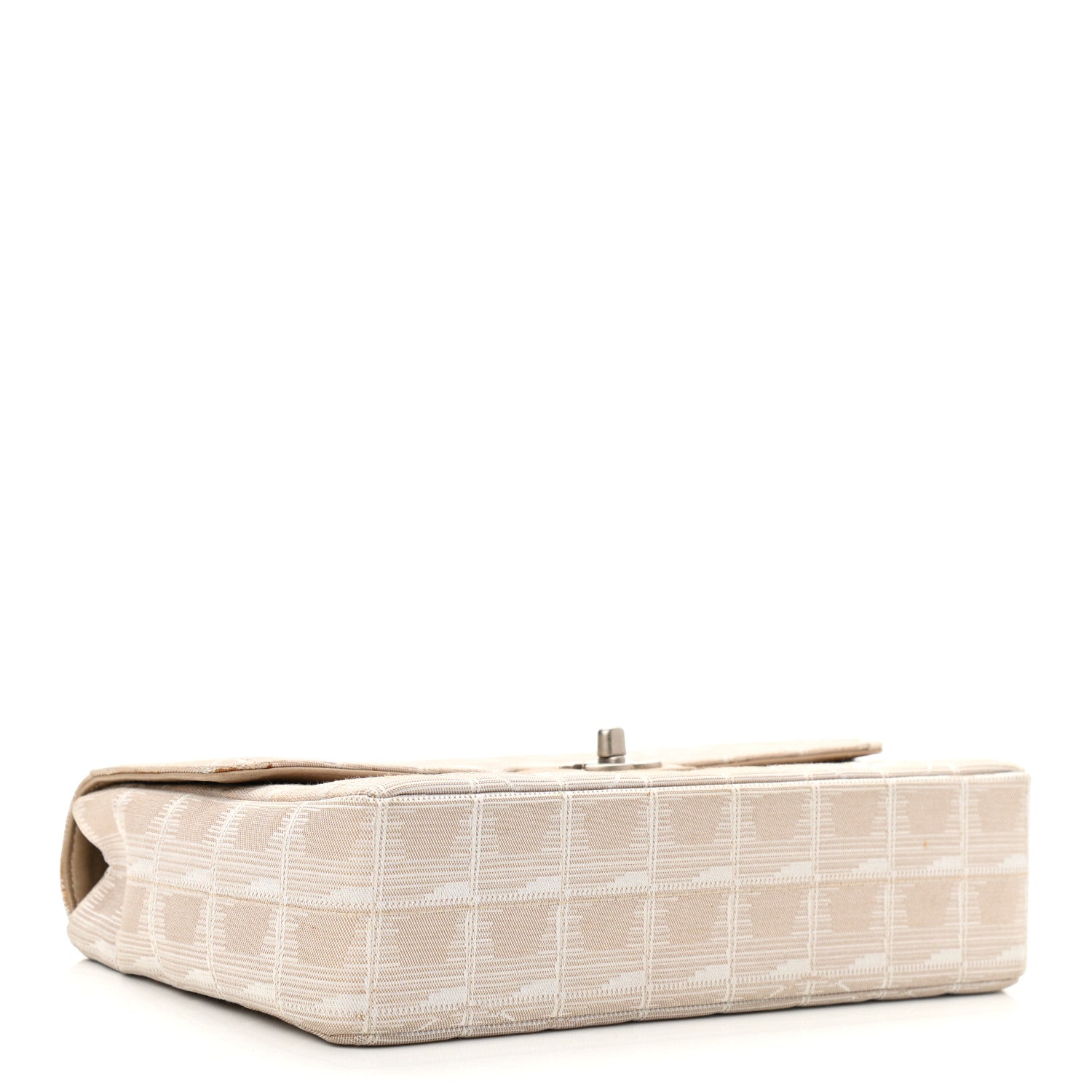 Chanel Nylon Medium Travel Flap Light Beige 4 of 12