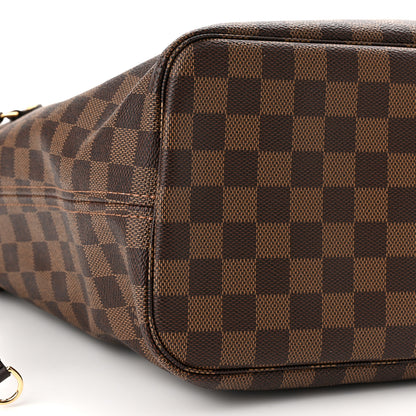 Louis Vuitton Damier Ebene Neo Neverfull MM Rose Ballerine 9 of 10