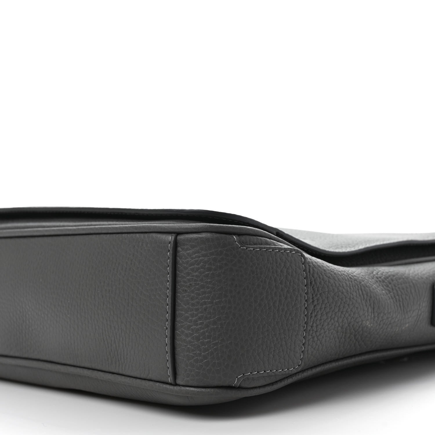 Burberry Calfskin Logo Messenger Charcoal Grey 9 of 10