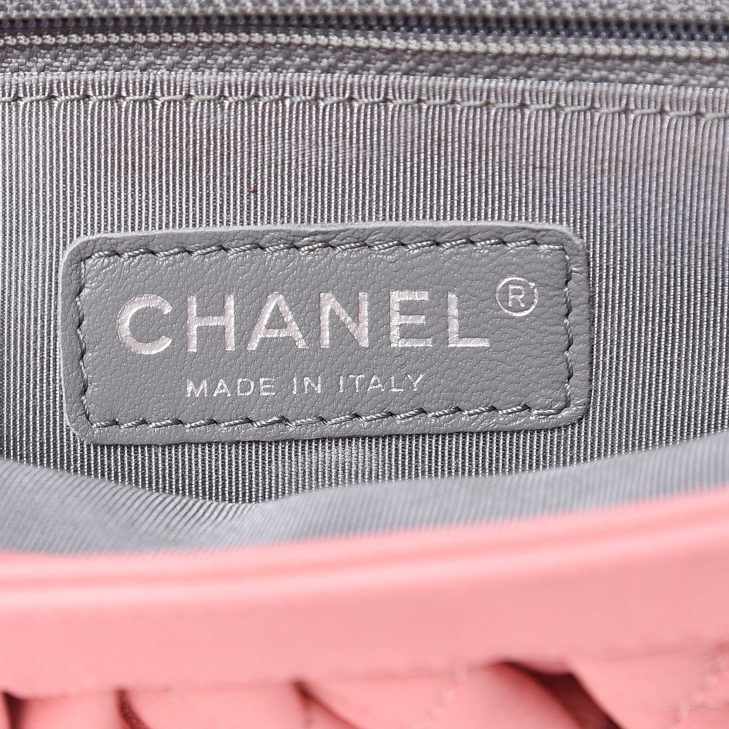Washed Lambskin Quilted Mini Chain Around Messenger Pink