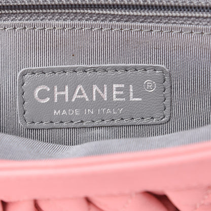 Chanel Washed Lambskin Quilted Mini Chain Around Messenger Pink 6 of 8