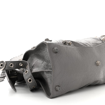 Balenciaga Agneau Arena Neo Cagole City Handbag Dark Grey 9 of 12