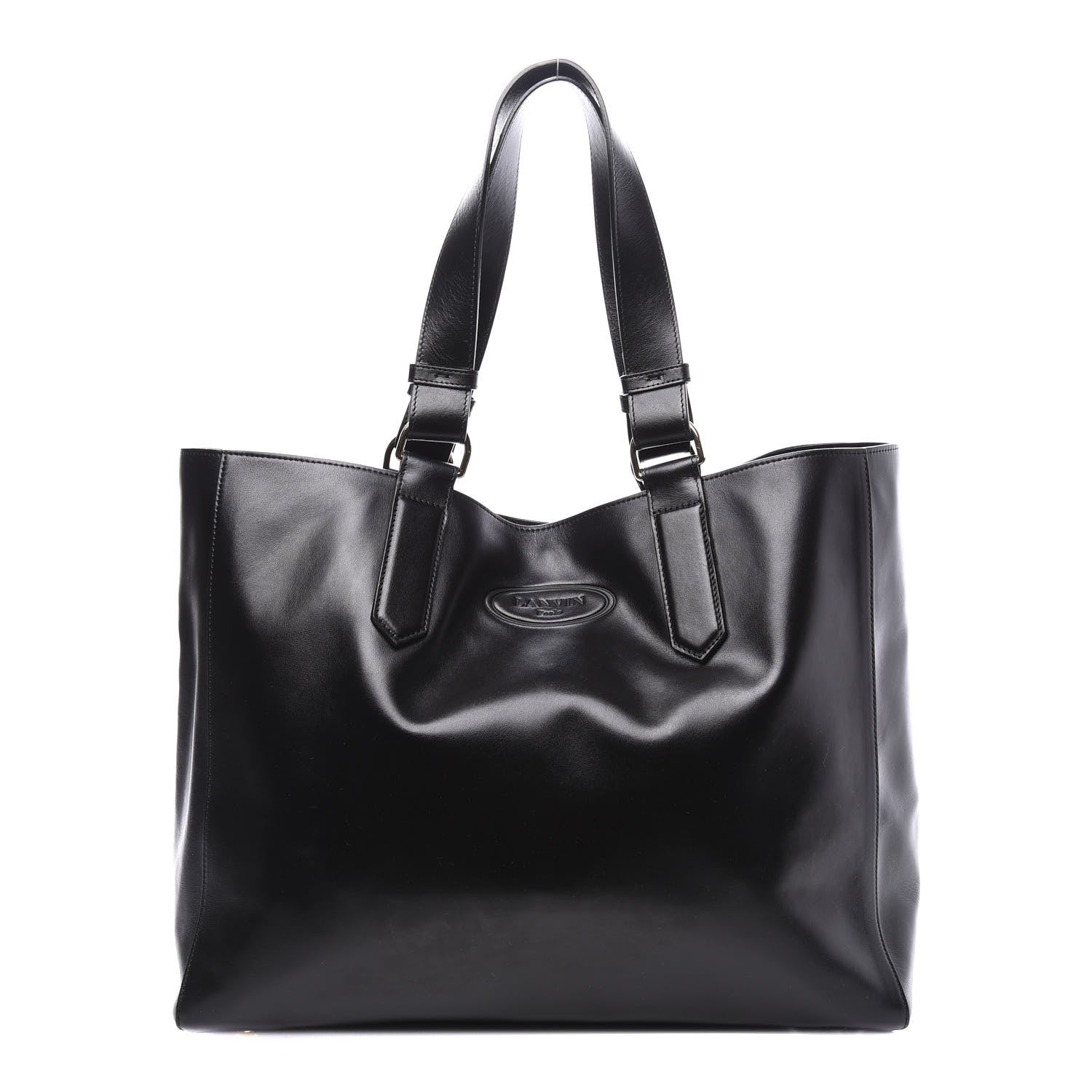Lanvin Calfskin Shopper Tote Black 1 of 9