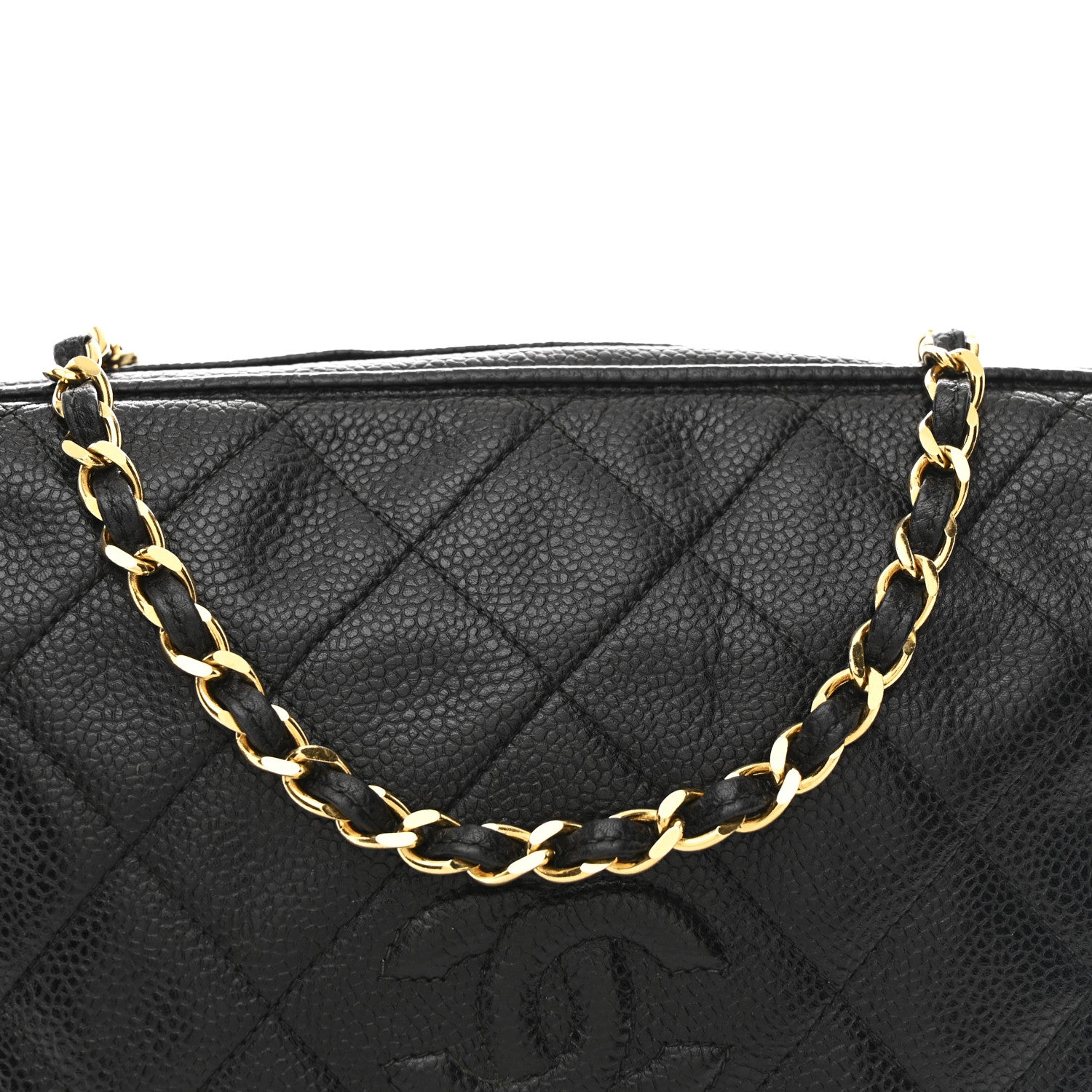 Chanel Caviar Quilted Camera Case Black 9 of 12