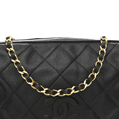 Chanel Caviar Quilted Camera Case Black 9 of 12