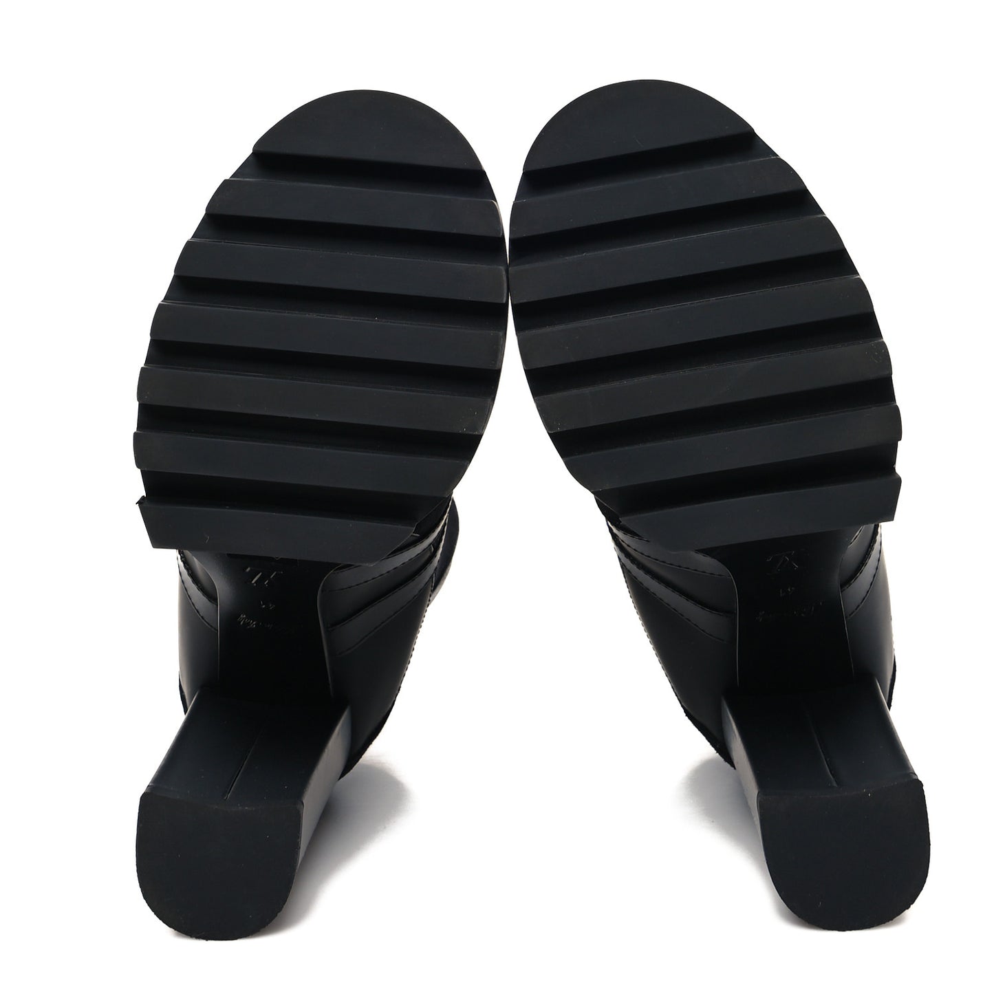 Suede Calfskin Monogram Star Trail Ankle Boots 41 Black