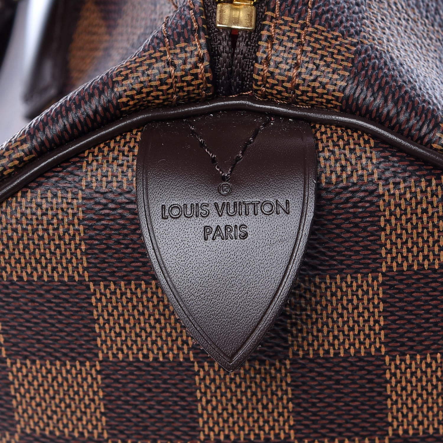 Louis Vuitton Damier Ebene Speedy 30 7 of 9