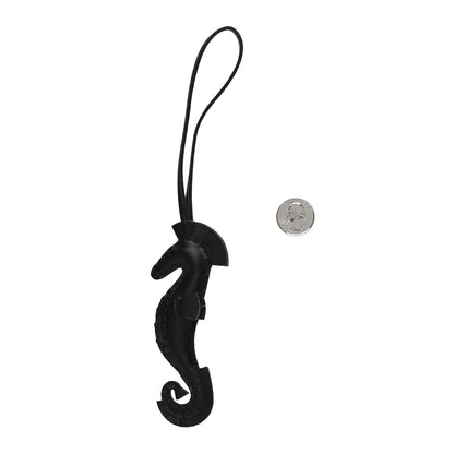 Hermes Milo Lambskin Hippo Bag Charm So Black 2 of 5