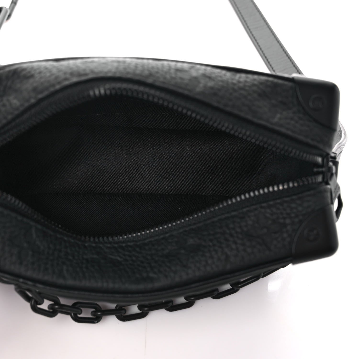 Louis Vuitton Taurillon Monogram Mini Soft Trunk Black 5 of 8