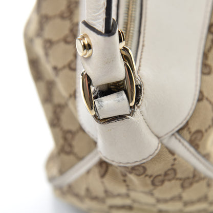 Gucci Monogram Large D Gold Hobo Off White 16 of 20