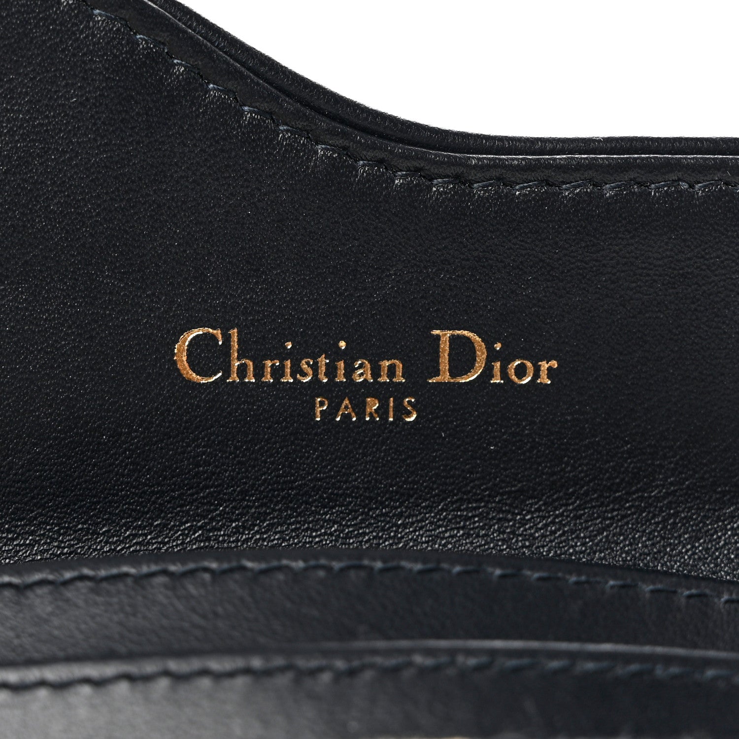 Christian Dior Oblique Saddle Card Holder Blue 6 of 7