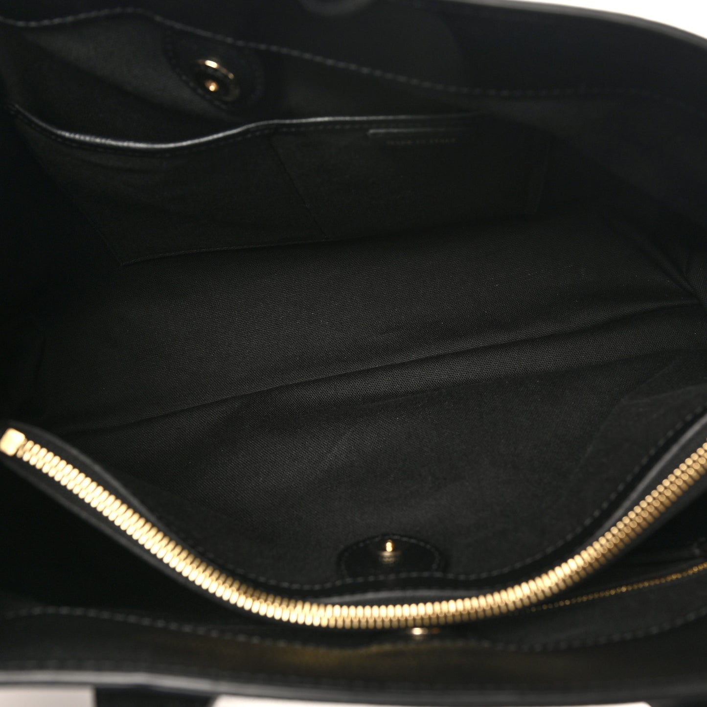 Grainy Calfskin House Check Large Banner Tote Black