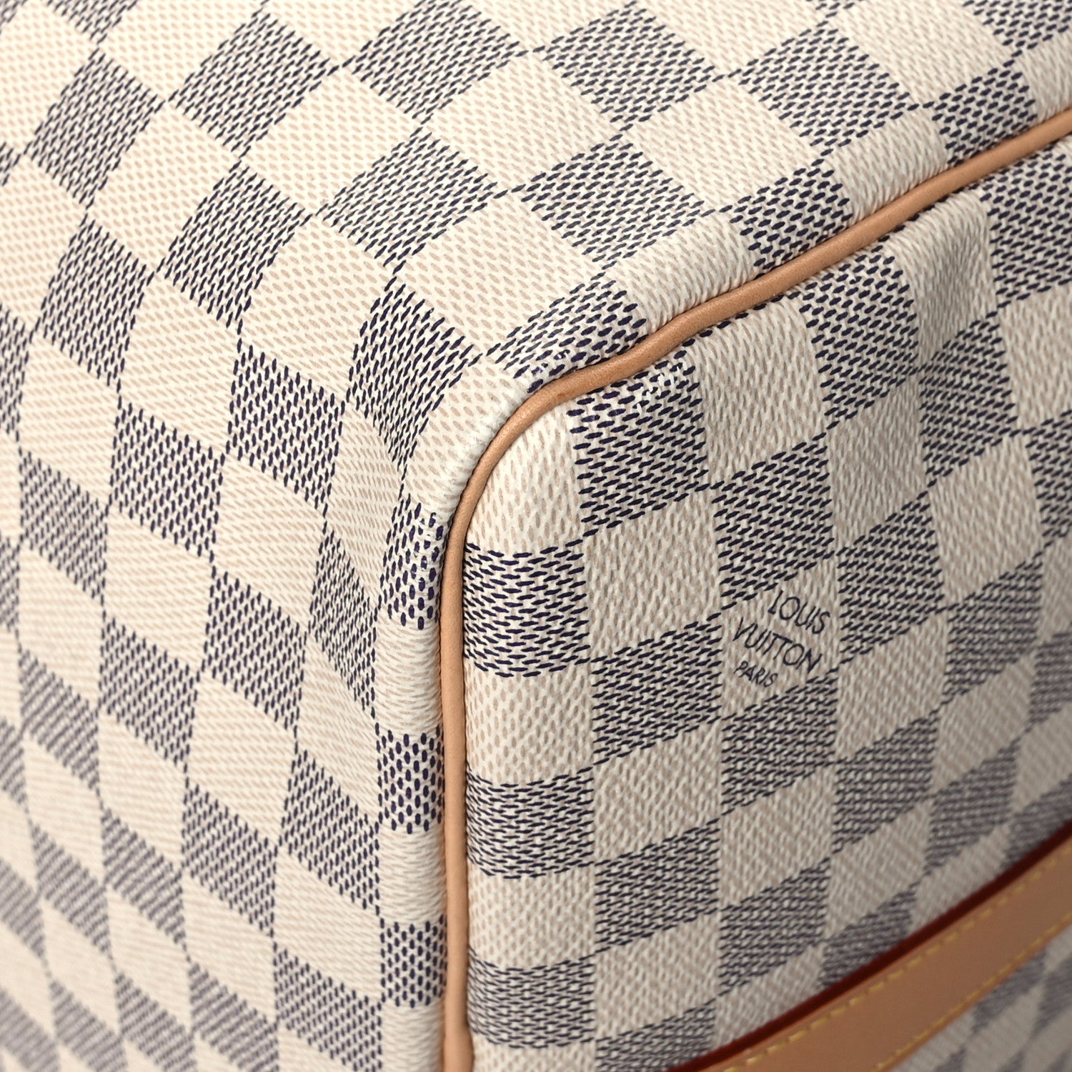 Louis Vuitton Damier Azur Keepall Bandouliere 55 8 of 10