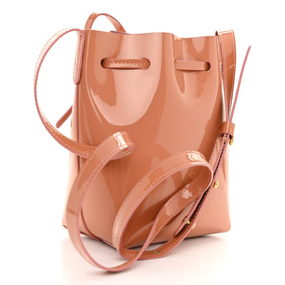 Mansur Gavriel Patent Calfskin Mini Mini Bucket Blush 3 of 9