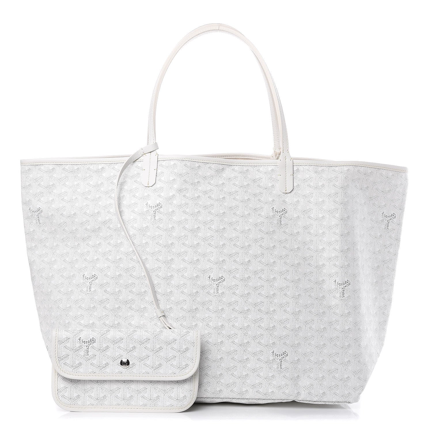 Goyard Goyardine Saint Louis GM White 1 of 9