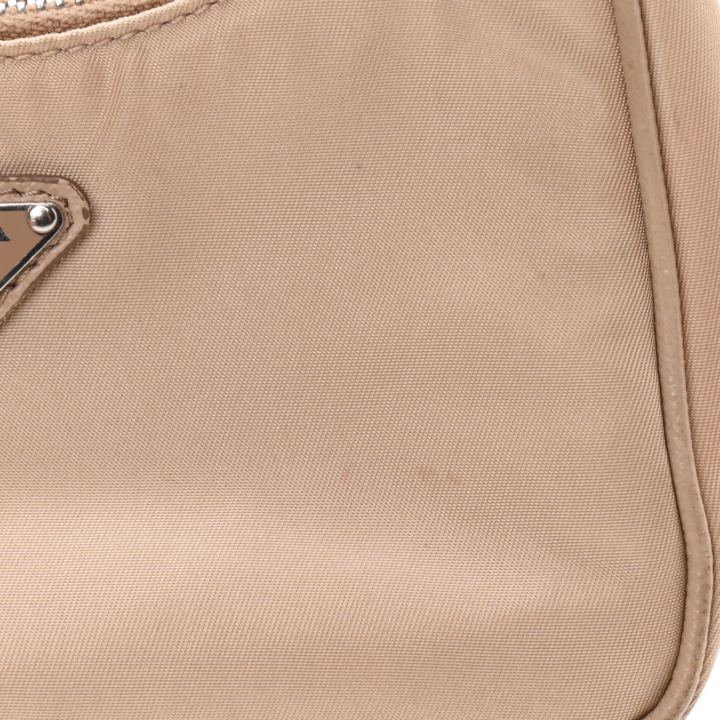 Tessuto Nylon Saffiano Mini Re-Edition 2000 Shoulder Bag Cammeo