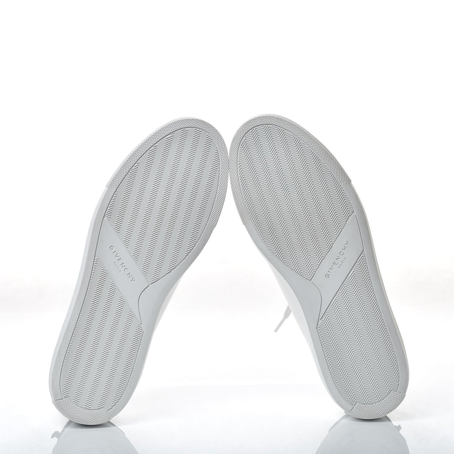 Calfskin Perforated Urban Street Sneakers 40 White