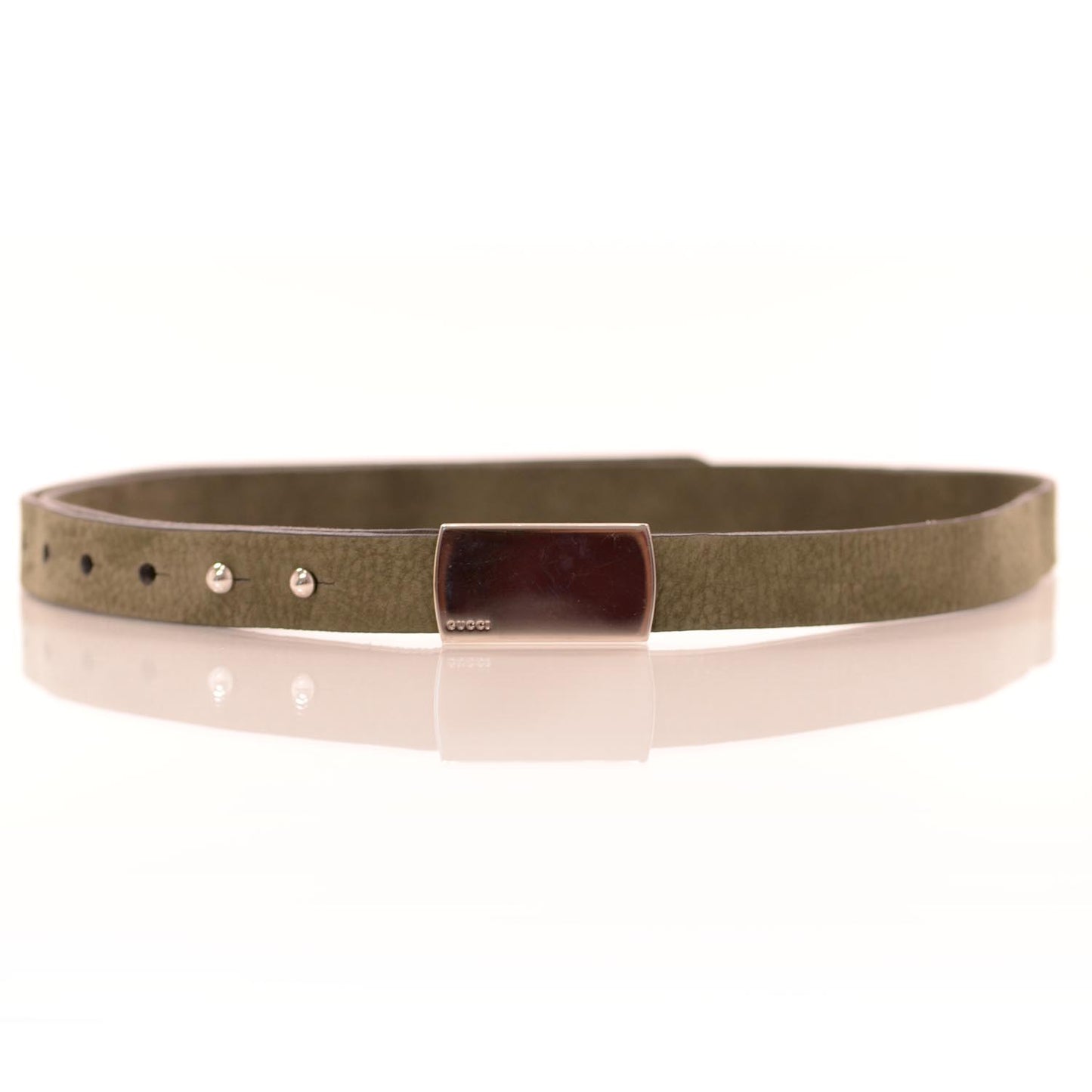 Suede Simple Belt 38