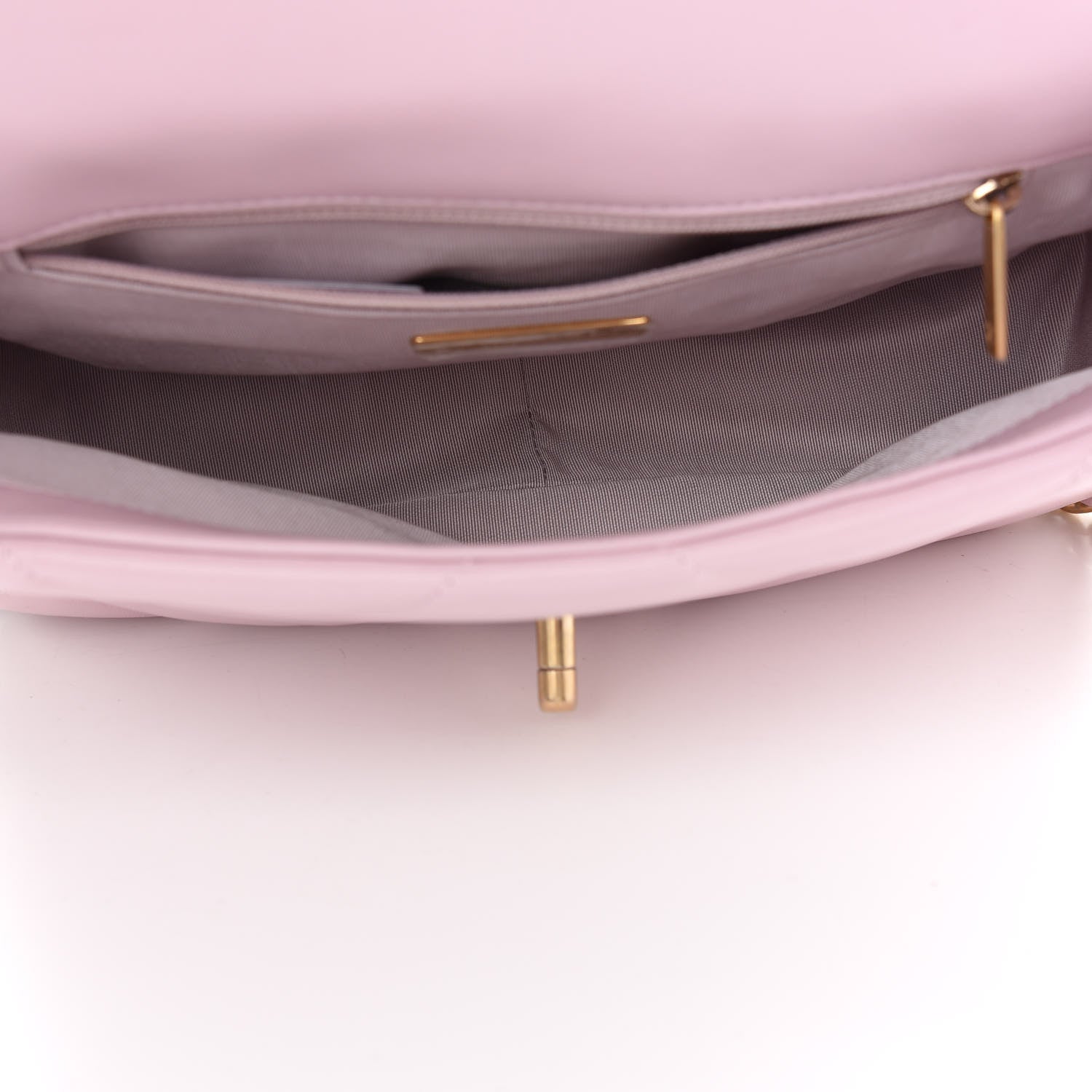 Chanel Lambskin Quilted Medium Chanel 19 Flap Light Pink 5 of 9