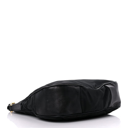 Prada Tessuto Nylon Saffiano Hobo Black 3 of 14