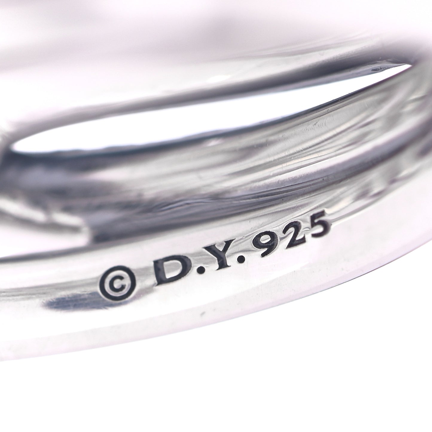 Sterling Silver 14mm Continuance Ring 55 7.25