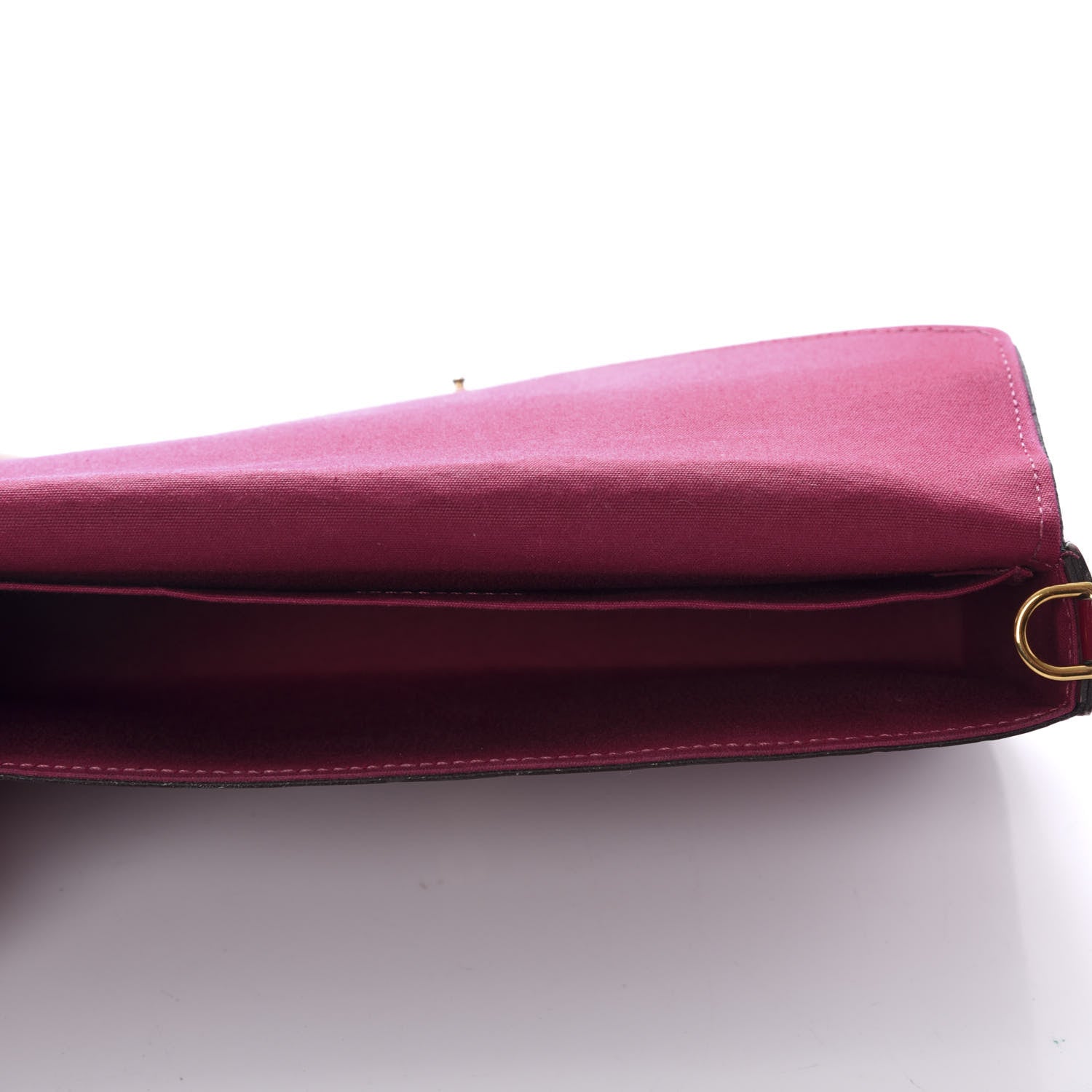 Louis Vuitton Vernis Felicie Chain Wallet Magenta 5 of 9