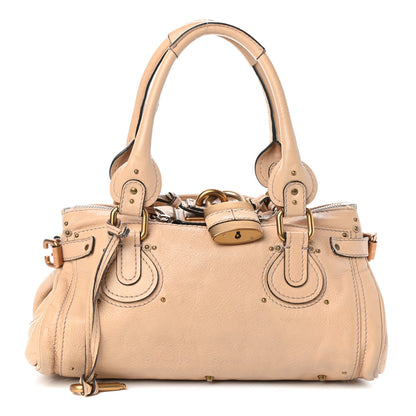 Chloe Calfskin Medium Paddington Satchel Beige 1 of 9