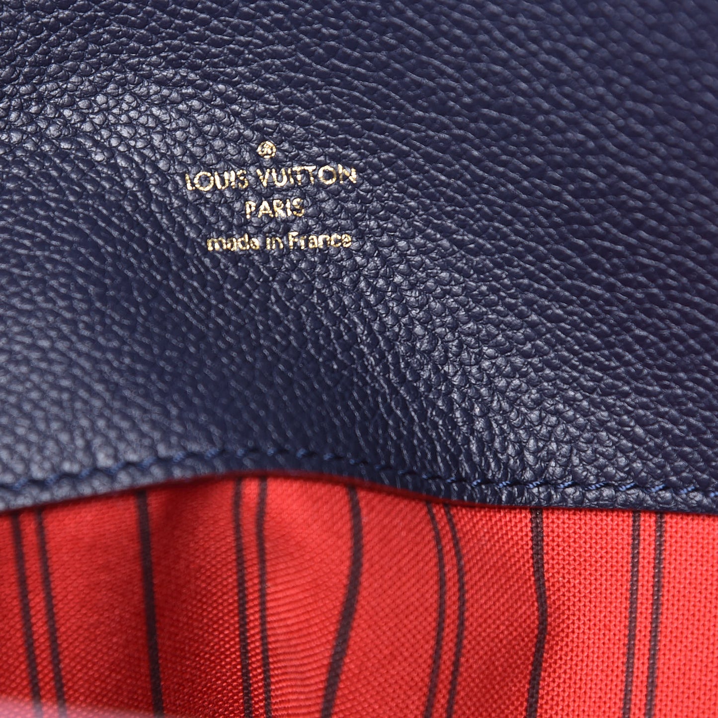 Empreinte Melie Marine Rouge
