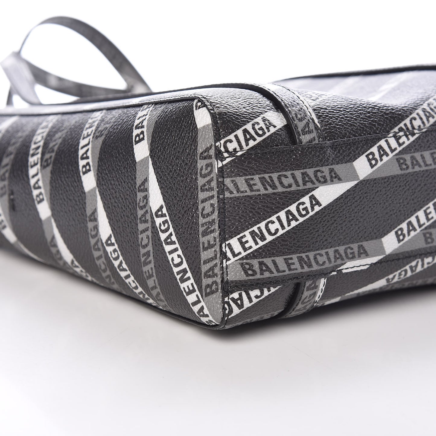 Coated Canvas Losange Monogram Mini Tote Black Grey