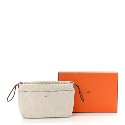 Hermes Canvas Barenia Fourbi 20 PM Pouch Naturel Fauve 11 of 11