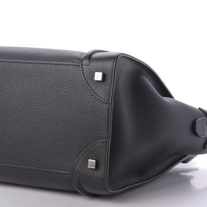 Celine Drummed Calfskin Mini Luggage Black 7 of 10