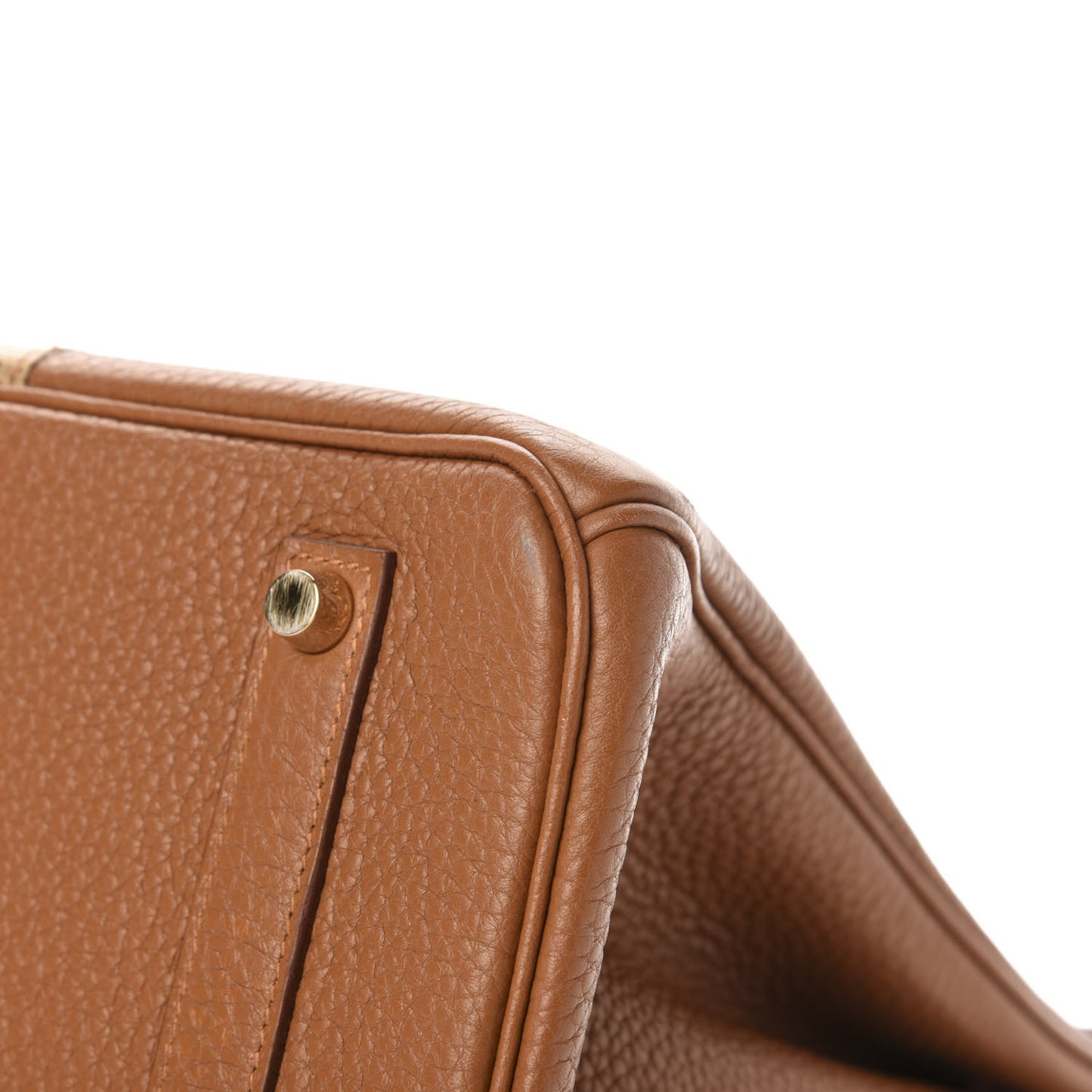 Taurillon Clemence Lizard Club Birkin 35 Gold Marron D'Inde