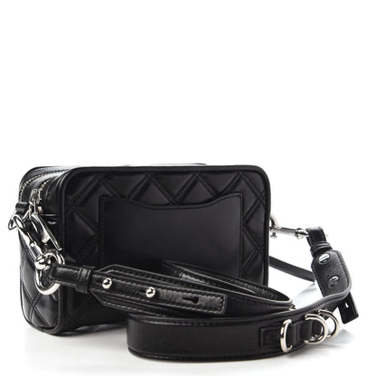 Marc Jacobs Natural Grain Calfskin Quilted The Softshot 21 Bag Black 3 of 9