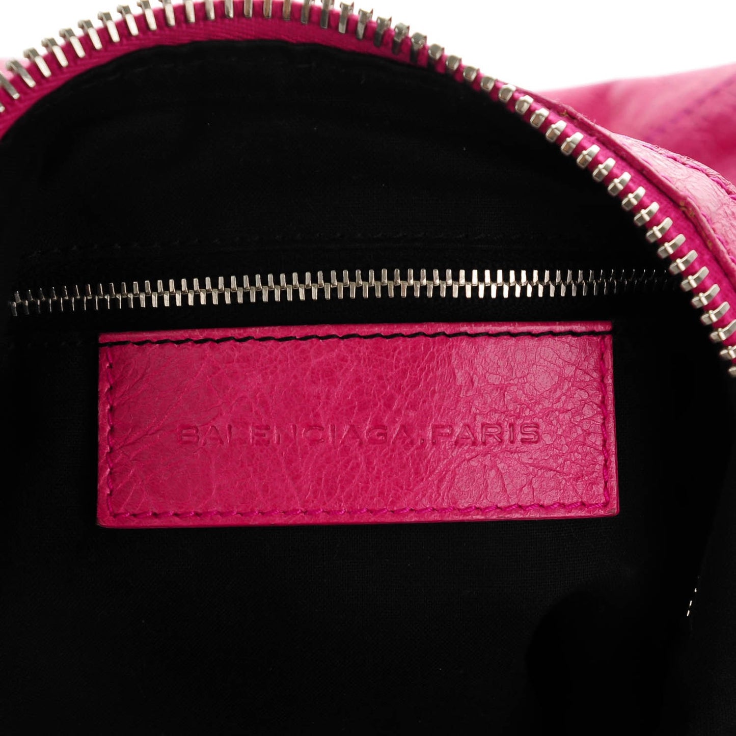 Agneau Giant 21 Silver Hardware Day Hobo Cyclamen Fucsia