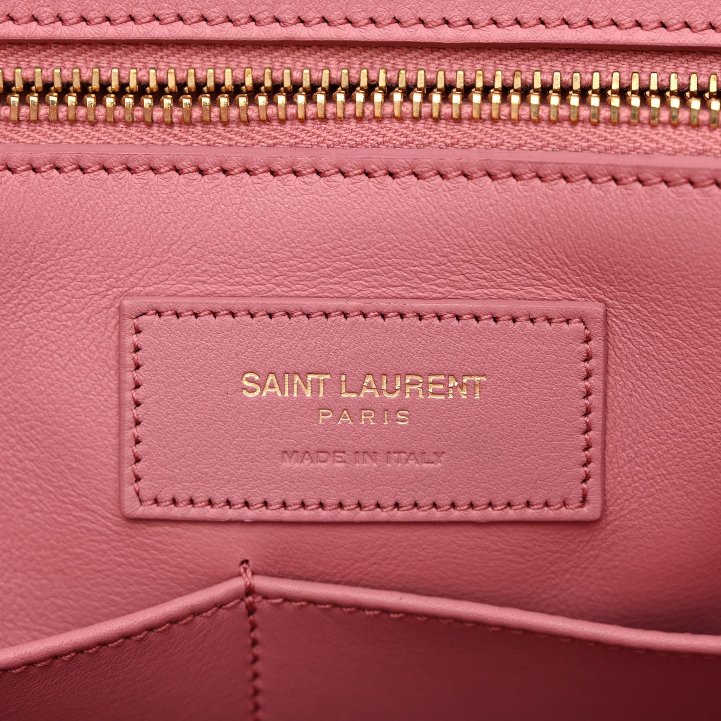 Calfskin Medium Classic Y Cabas Vieux Rose