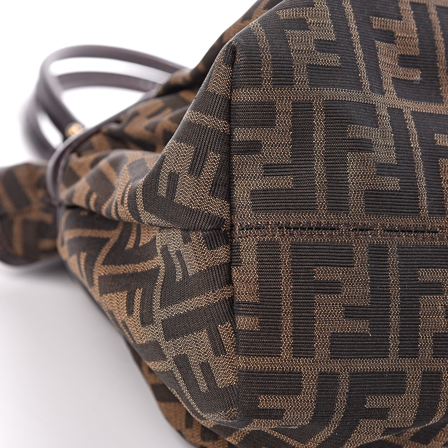 Fendi Zucca Large Chef Shopper Tote Tobacco 10 of 18