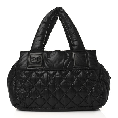 Chanel Nylon Coco Cocoon Zipped Tote Black 1 of 8