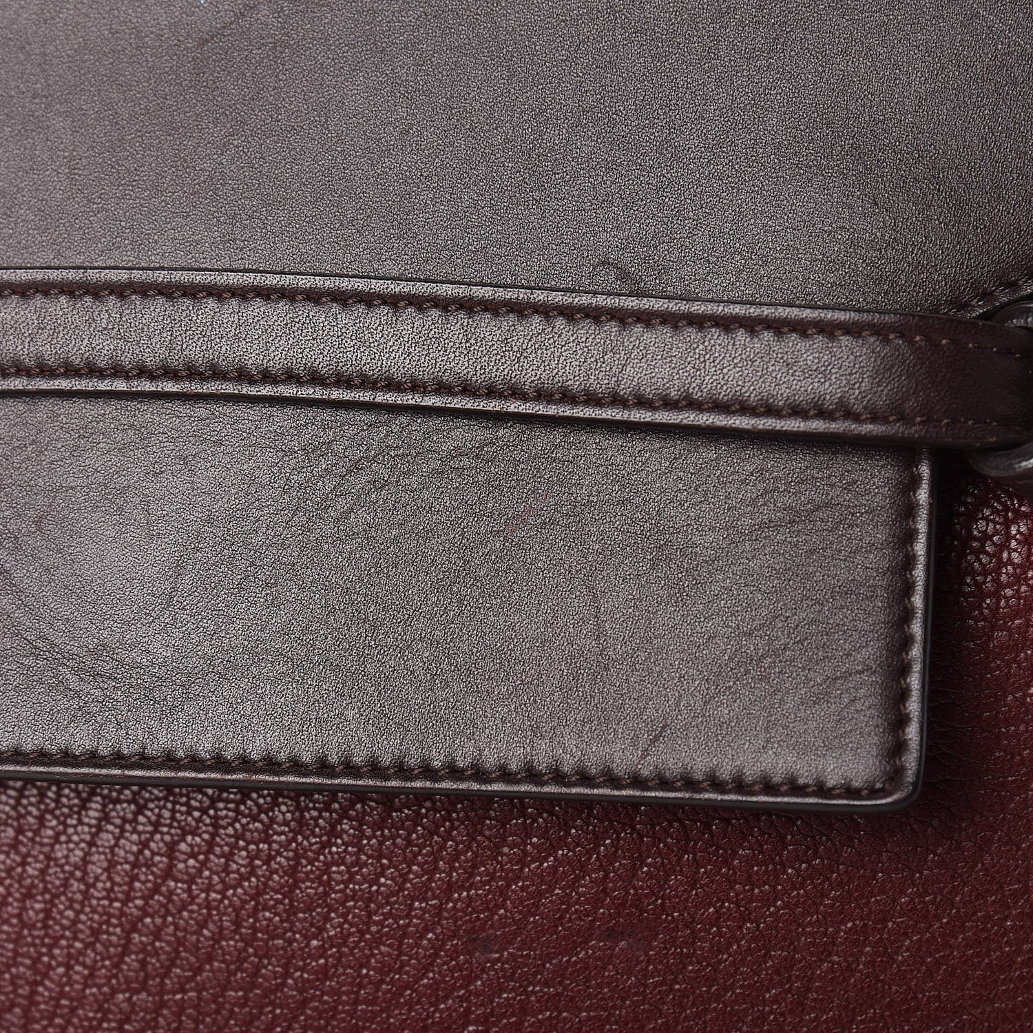 Celine Goatskin Smooth Calfskin Mini Belt Bag Burgundy 18 of 23