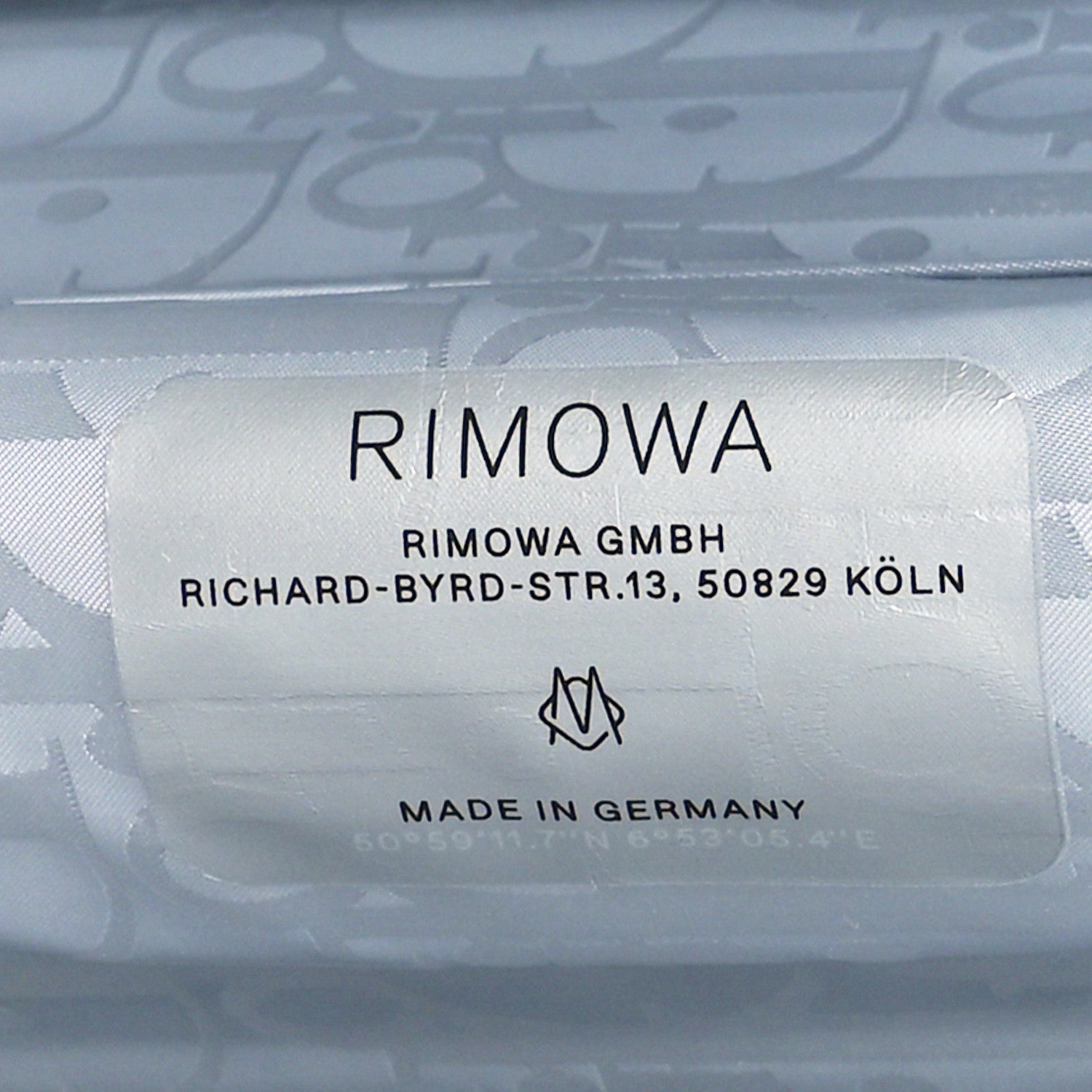 Christian Dior X RIMOWA Aluminum Gradient Cabin Luggage Blue Multi 5 of 8