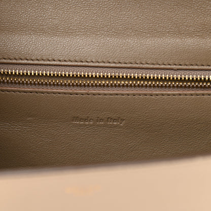 Celine Baby Grained Calfskin Medium Symmetrical Bag Taupe 9 of 15