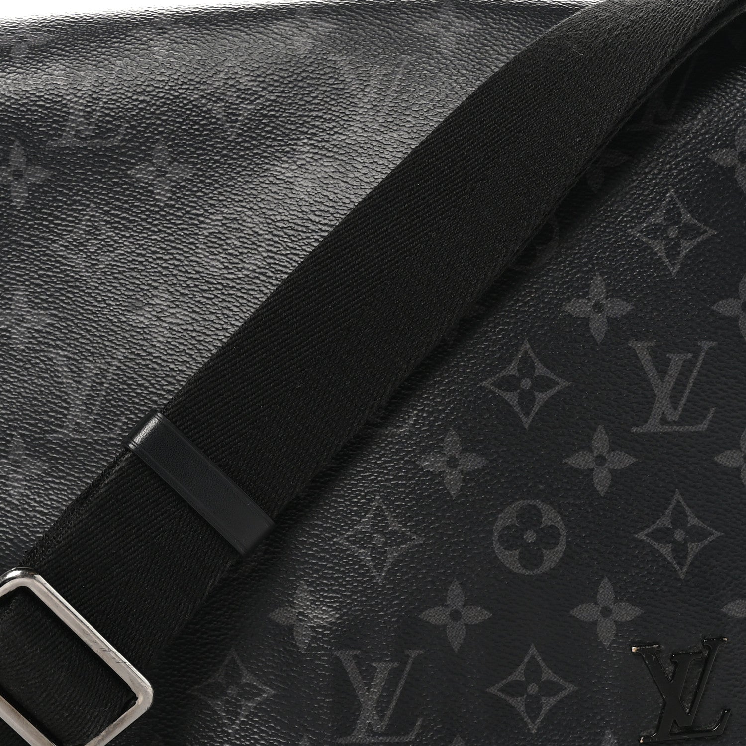 Louis Vuitton Monogram Eclipse District PM NM Black 7 of 9