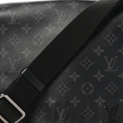 Louis Vuitton Monogram Eclipse District PM NM Black 7 of 9