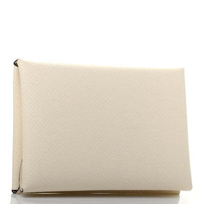 Hermes Epsom Calvi Duo Card Case Nata 2 of 4
