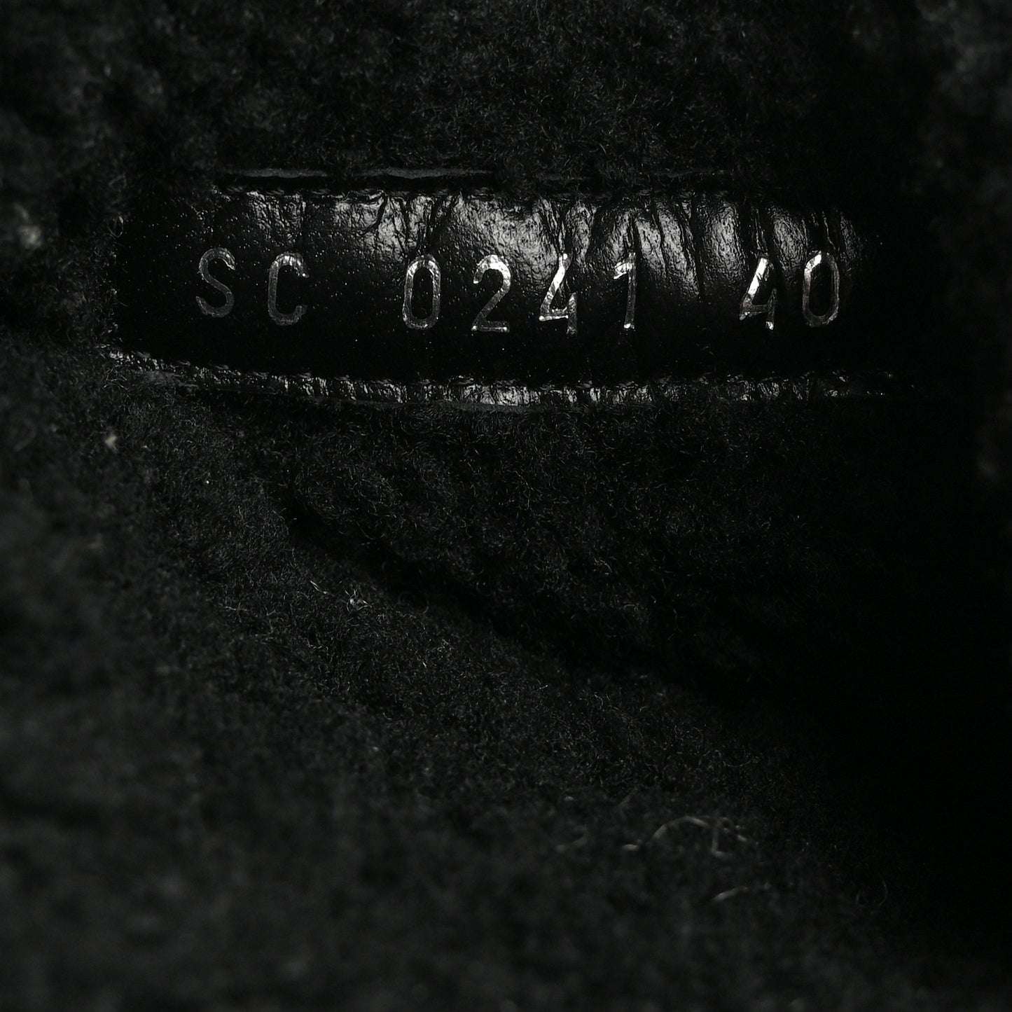 Shearling Monogram Giant Paseo Flat Comfort Mule 40 Black