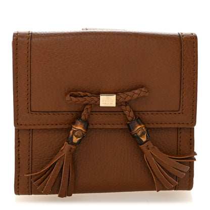 Gucci Cellarius Calfskin Bella French Wallet Cuir 1 of 7