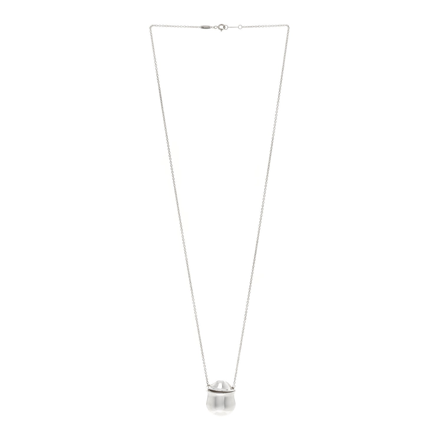 Tiffany Sterling Silver Elsa Peretti Bottle Inro Pendant Necklace 3 of 4