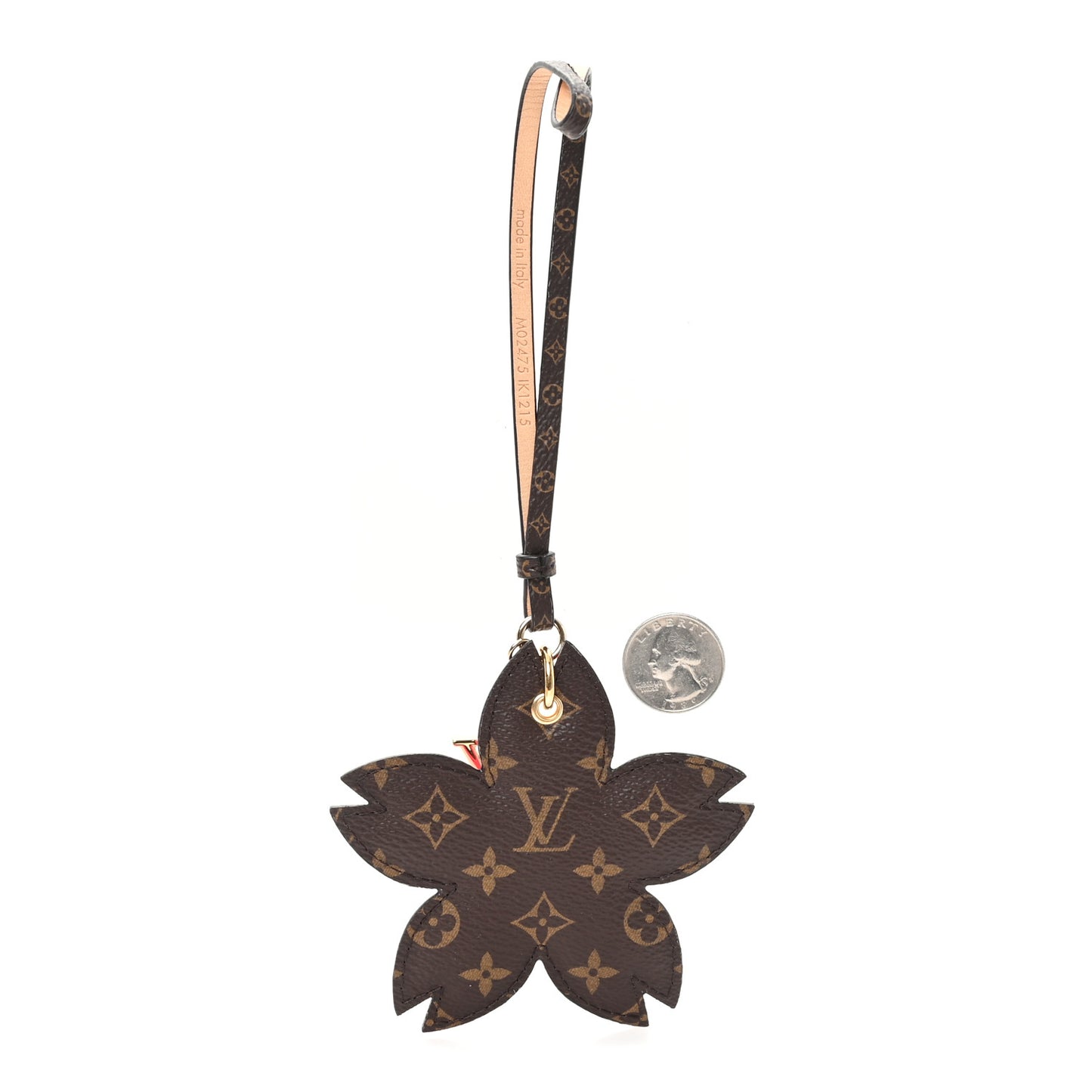 LV X TM Cherry Blossom Bag Charm Pink